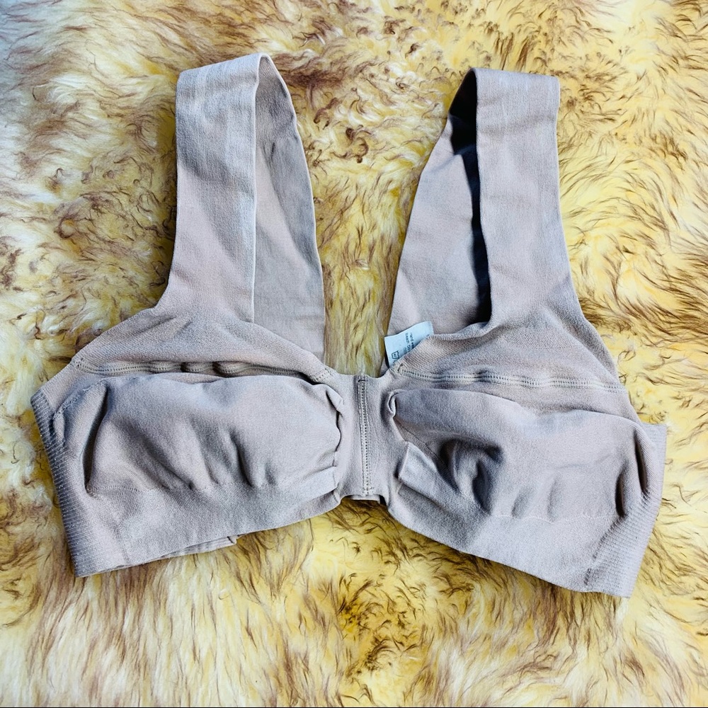 Spanx Bra-Lellulah! Unlined Bralette Nude size 38 D/DD